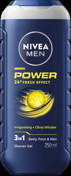 NIVEA Men Sprchovací gél Power Fresh 250ml