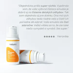 Natuint cosmetics - Výživná čistiaca a odličovacia emulzia - 100ml