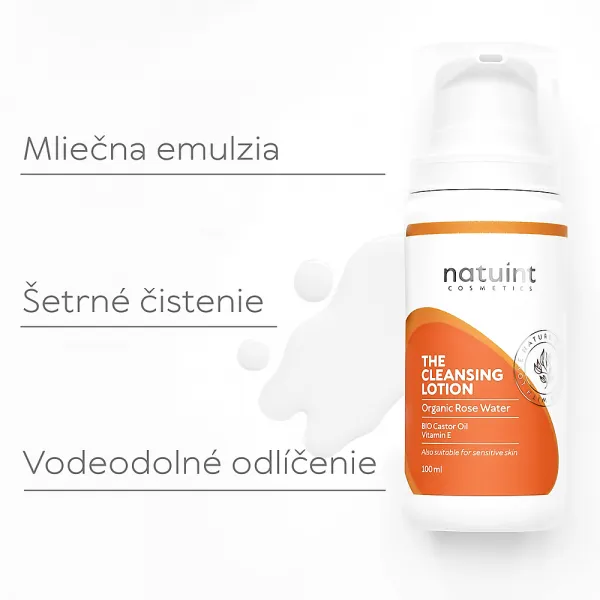 Natuint cosmetics - Výživná čistiaca a odličovacia emulzia - 100ml