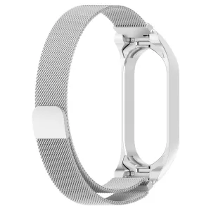 BStrap Milanese remienok na Xiaomi Mi Band 7, silver