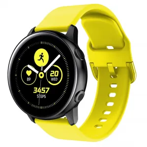 Bstrap Silicone remienok na Samsung Galaxy Watch Active 2 40/44mm, yellow (SSG002C08)