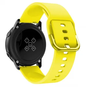 Bstrap Silicone remienok na Samsung Galaxy Watch Active 2 40/44mm, yellow (SSG002C08)