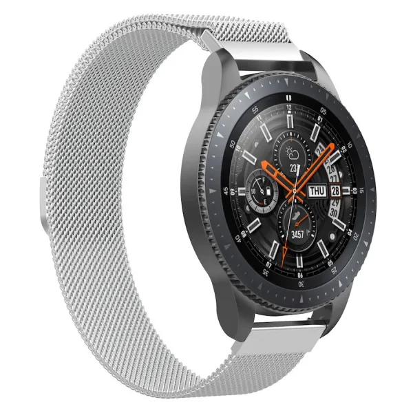 BStrap Milanese remienok na Samsung Gear S3, silver (SSG010C02)