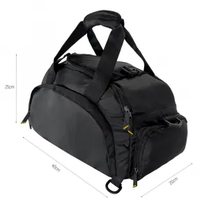MG Sports Bag športová taška a batoh 16L, čierna (WSB-B01)