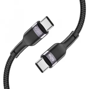 Tech-Protect Ultraboost kábel USB-C / USB-C PD 3A 60W 2m, čierny