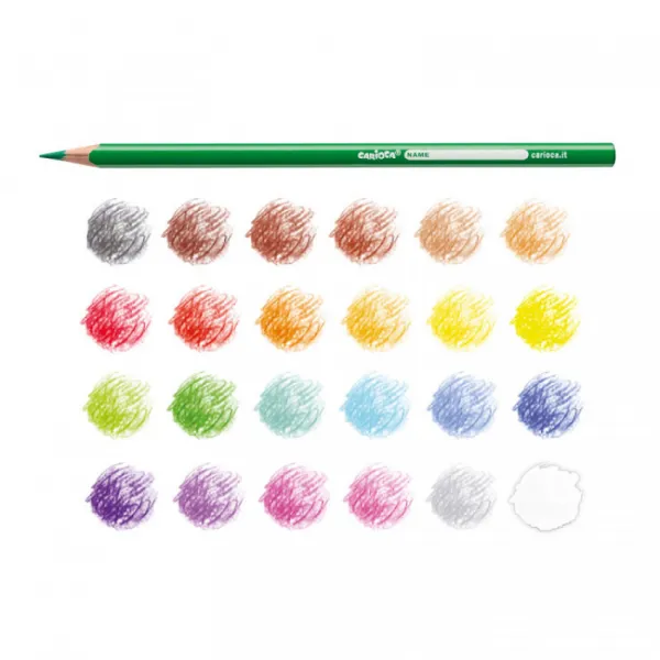 Farbičky SUPERCOLOR MAXI trojhranné, nelámavé 18ks-CARIOCA