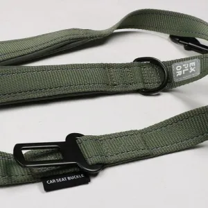 DUVO+ EXPLORER Ultimate vychádzkové vodidlo 130cm - 25mm zelené