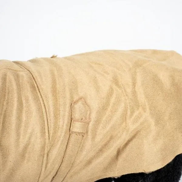 DUVO+ štýlová bunda pre psov L 60cm béžová