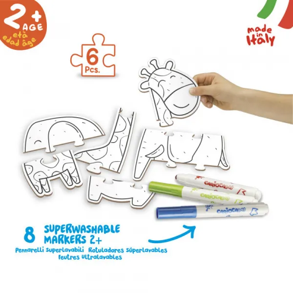 BABY zjednodušené puzzle pre deti Carioca od 24 mesiacov-CARIOCA