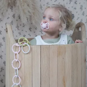 BIBS Loops krúžky 12ks - Blush / Woodchuck / Ivory