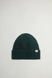 Set Čapica A Šál Woolrich Gift Box Dark Holly Green