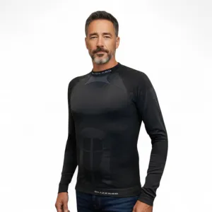 Pánske termo tričko s dlhým rukávom BLIZZARD Essential mens long sleeve, anthracite