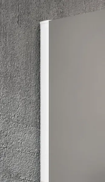 GELCO - VARIO WHITE jednodielna sprchová zástena na inštaláciu k stene, matné sklo, 700  GX1470GX1015