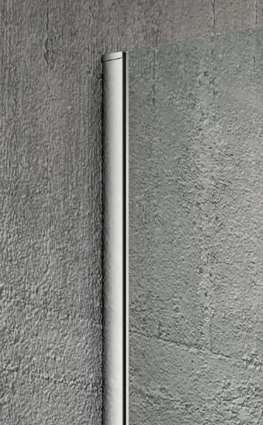 GELCO - VARIO CHROME jednodielna sprchová zástena na inštaláciu k stene, dymové sklo, 800  GX1380GX1010