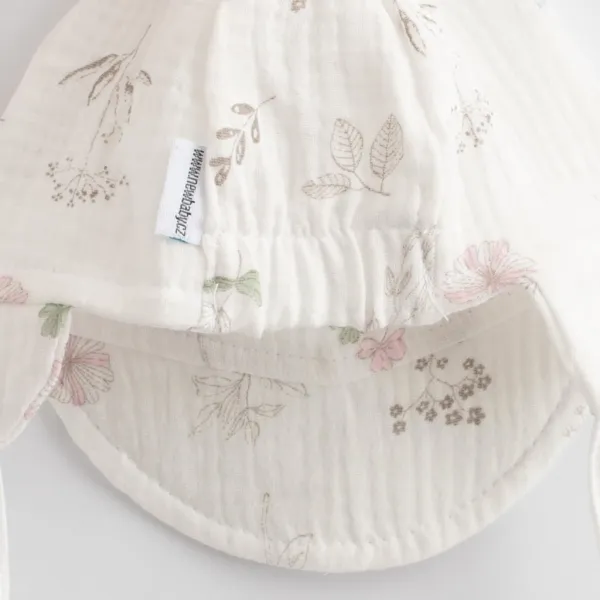 Detská letná mušelínová čiapka so šiltom New Baby Zoe 80/86