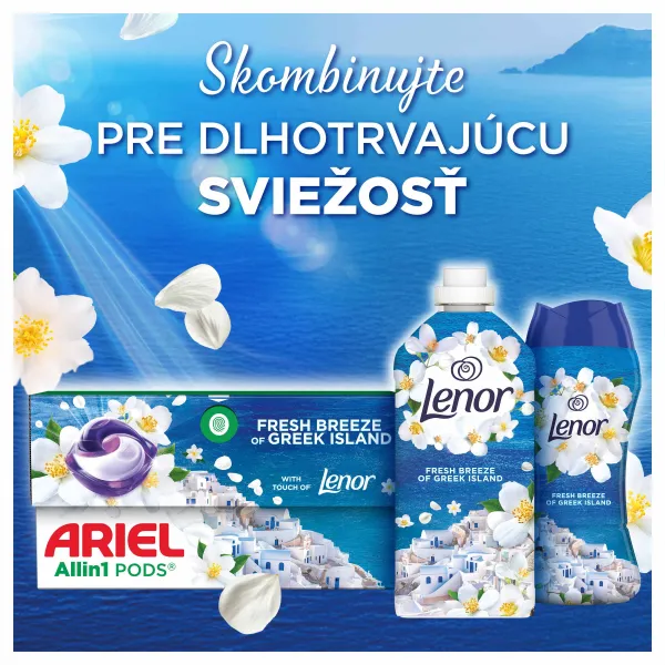 Ariel All-in-1 PODS, Tekutý Prací Prostriedok v Kapsulách, 30 Praní, Fresh Breeze of Greek Island