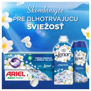 Ariel All-in-1 PODS, Tekutý Prací Prostriedok v Kapsulách, 30 Praní, Fresh Breeze of Greek Island