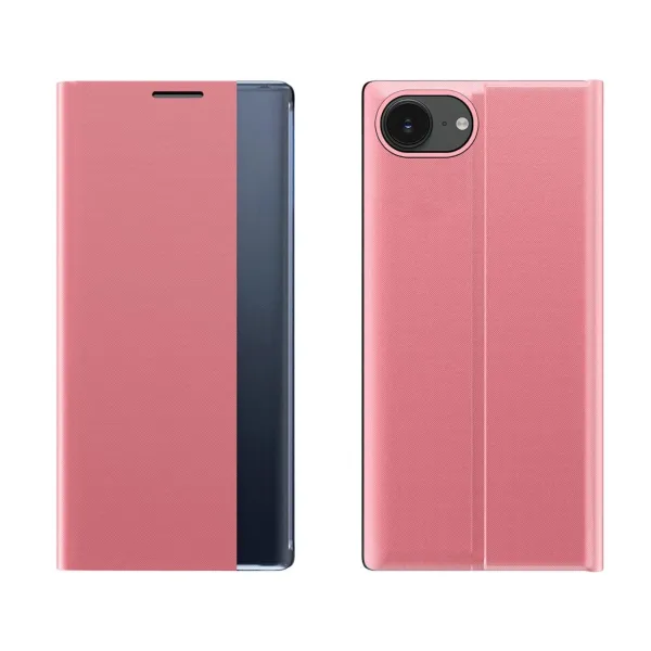 MG Sleep Case knižkové puzdro na iPhone 16e, ružové