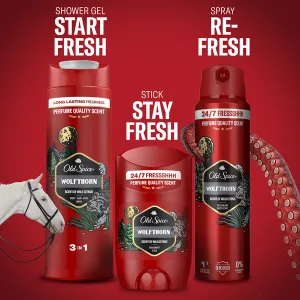 Old Spice Wolfthorn tuhý dezodorant pre mužov 85 ml