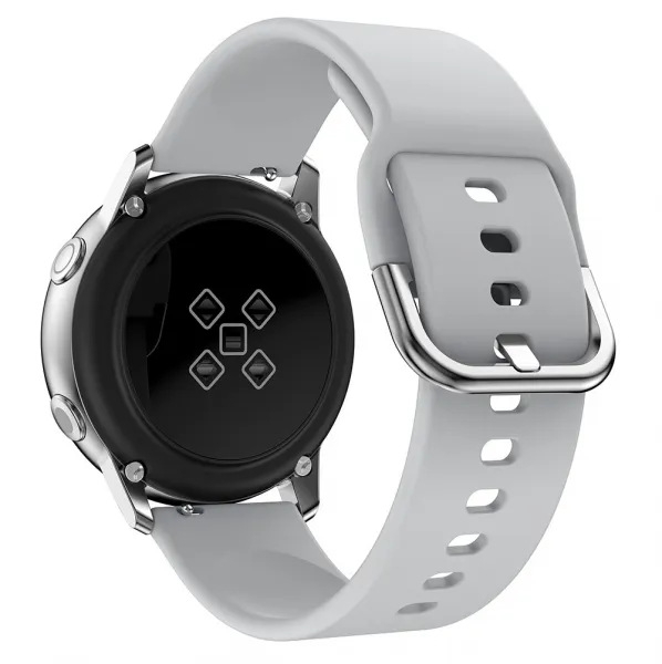 Bstrap Silicone remienok na Samsung Galaxy Watch Active 2 40/44mm, gray (SSG002C03)