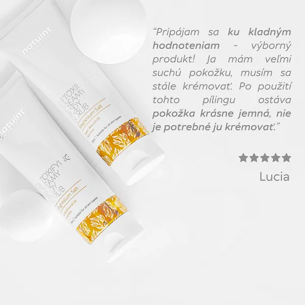 Natuint cosmetics - Telový píling s magnéziovou soľou
