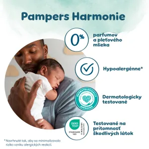 Pampers Harmonie Size 1 jednorazové plienky 2-5 kg 35 ks