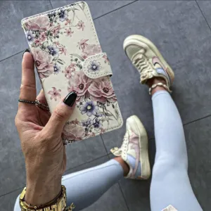 Tech-Protect Wallet knižkové puzdro na Xiaomi Redmi 12, blossom flower