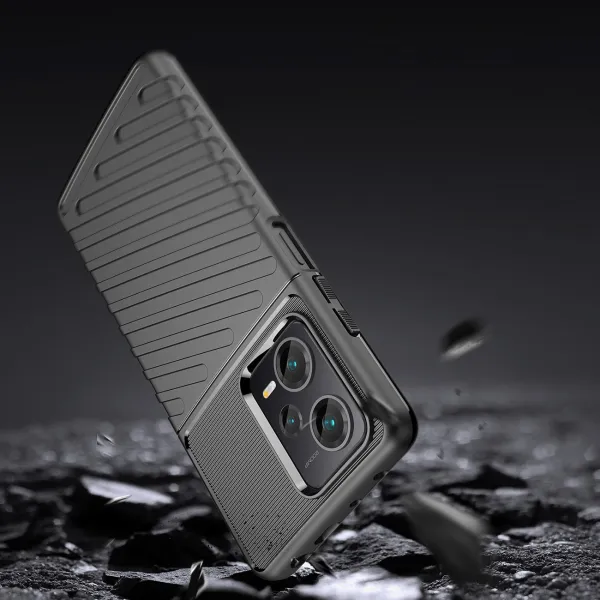 MG Thunder kryt na Xiaomi Redmi Note 12 Pro Plus, čierny