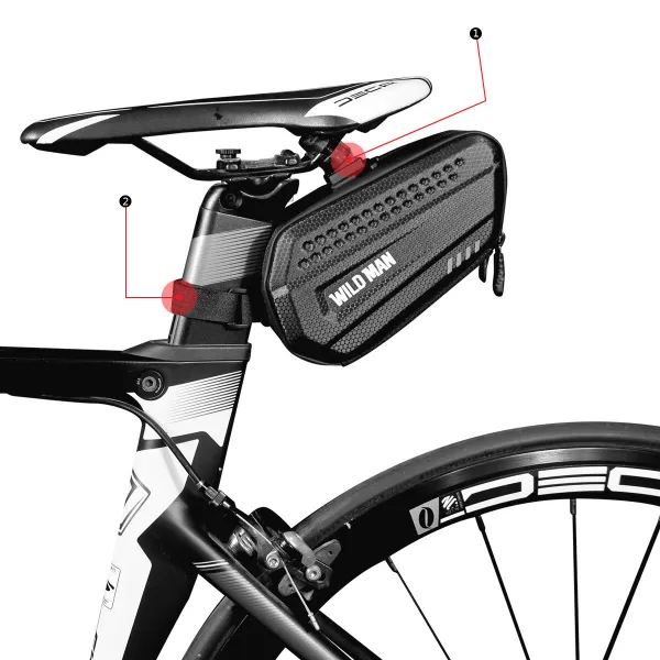 Wild Man ES7 cyklistická taška 1.2L, čierna