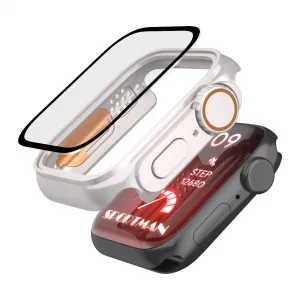 Tech-Protect Defense 360 puzdro s ochranným sklom na Apple Watch 7/8/9 45mm, titanium