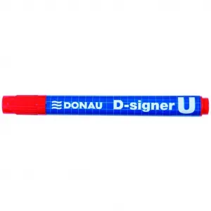 DONAU Popisovač permanentný D-singer U červený