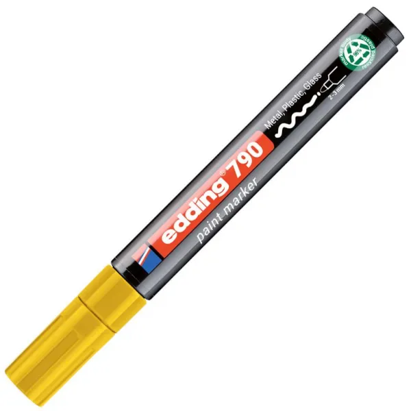 Lakový popisovač edding 790 žltý