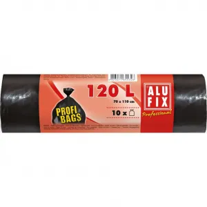 Alufix Vrecia na odpadky PROFI 120 ℓ/ 10 ks, 45mic., 70 x 110 cm, čierne, LDPE