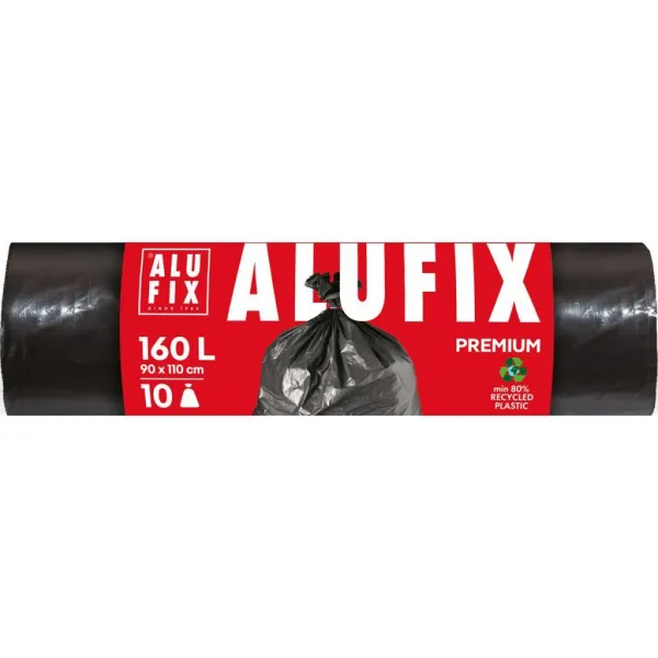 Vrecia na odpadky PROFI 160 ℓ, 10ks, 45mic, LDPE 90x110cm, čierne