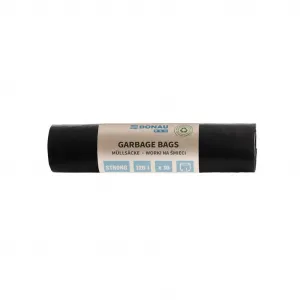 Vrecia DONAU ECO strong, 120 ℓ, 35 mic, 10 ks, čierne, LDPE