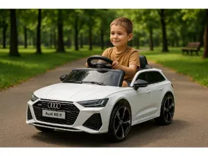 Profitent Elektrické autíčko Audi RS6 Biele