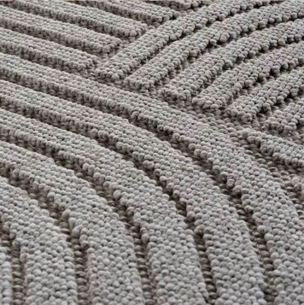 Koberec Helix geometrický, sivý
