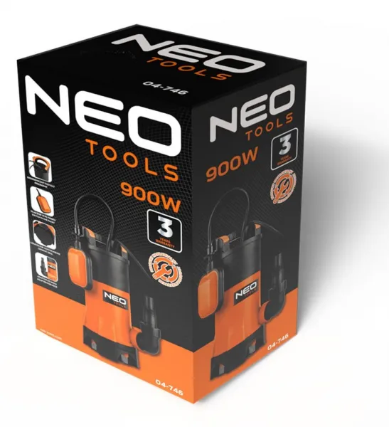 Ponornéčerpadlonaznečistenúvodu900W–NEOTOOLS