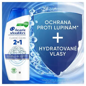 Head & Shoulders Classic Clean 2v1 Šampón proti lupinám 330 ml. Osviežujúca Vôňa Čistoty