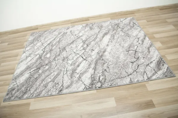 Koberec Aqua Marble 19 mramor sivý
