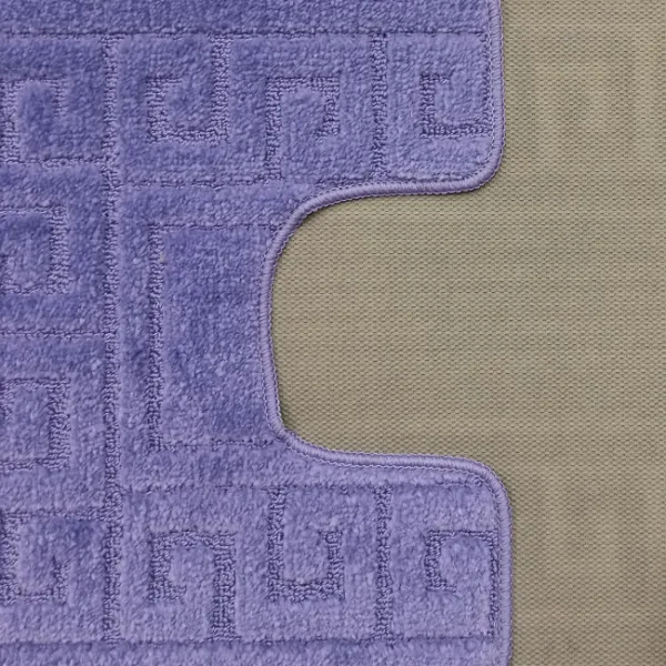 Sada kúpeľňových koberčekov Montana Ethnic Dark Lilac