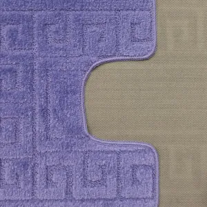 Sada kúpeľňových koberčekov Montana Ethnic Dark Lilac