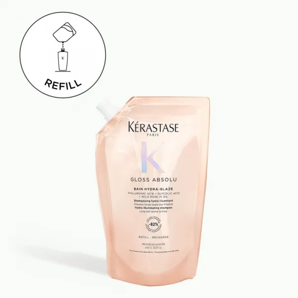 Kérastase Gloss Absolu Bain Hydra-Glaze šampón na lesk a hebkosť vlasov Refill 500 ml