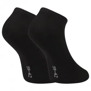 3PACK ponožky Benysøn členkové čierne (B-6101) M