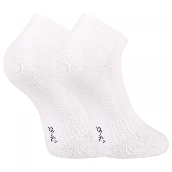 3PACK ponožky Benysøn členkové bielé (B-6102) M
