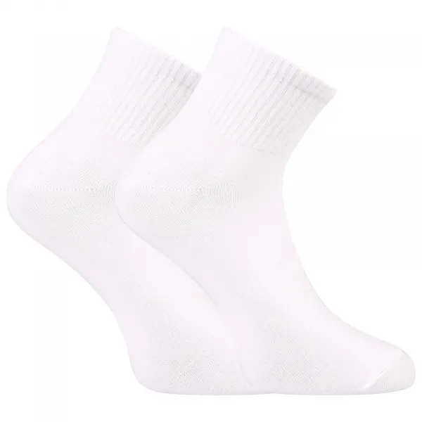 3PACK ponožky Benysøn členkové bielé (B-6152) S