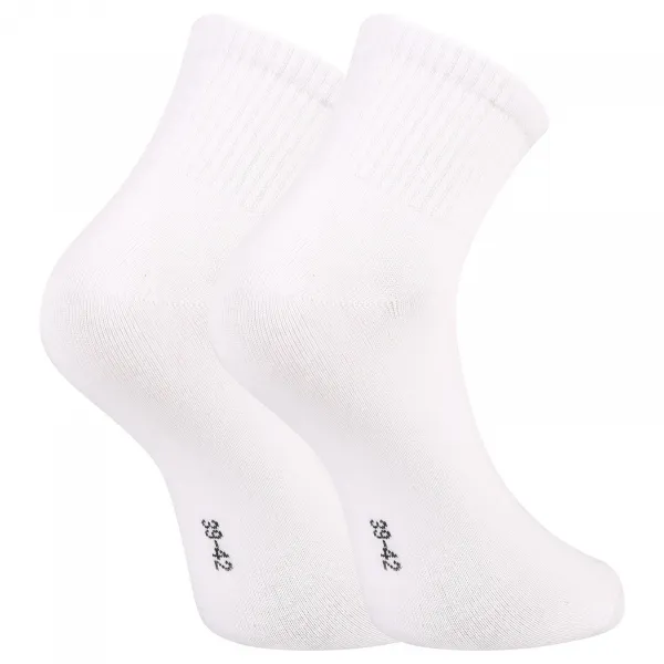 3PACK ponožky Benysøn členkové bielé (B-6152) S