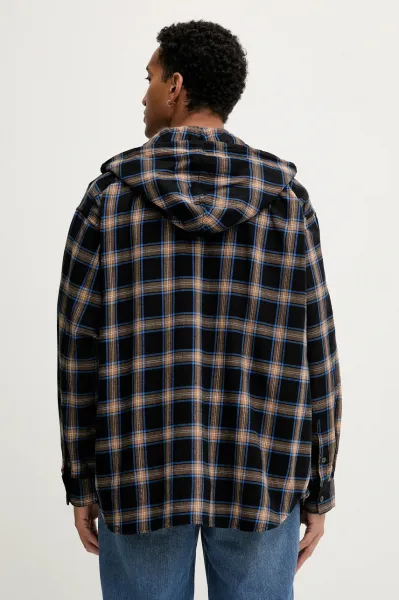 Košeľa Diesel S-Dewny-Hood-Ajfi Shirt Black