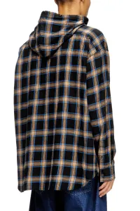 Košeľa Diesel S-Dewny-Hood-Ajfi Shirt Black