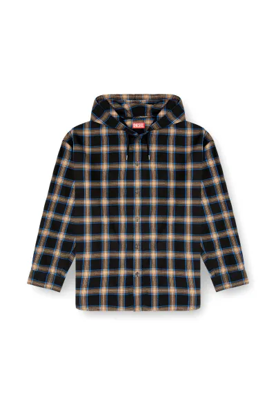 Košeľa Diesel S-Dewny-Hood-Ajfi Shirt Black
